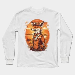 Sunset Dreams ,Work Schemes with a Fox's Gleam Long Sleeve T-Shirt